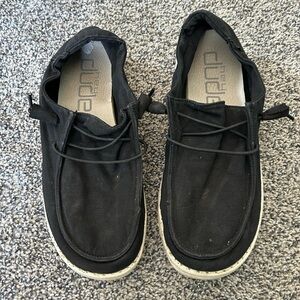 Hey Dude Women's Black Slip-On Loafers